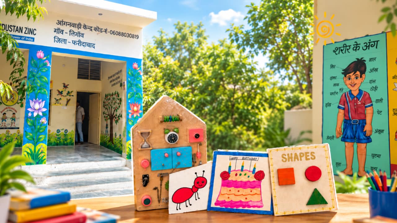 Educart and Vedanta work together to strengthen early learning at Nand Ghars