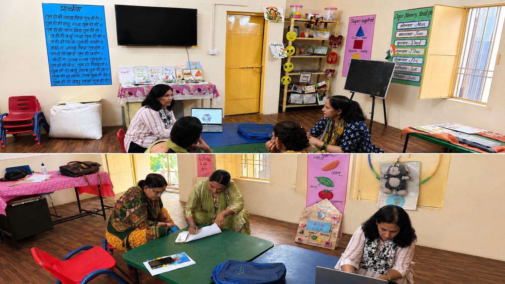 Anganwadi workers take part in Educart and Vedanta's foundational learning training
