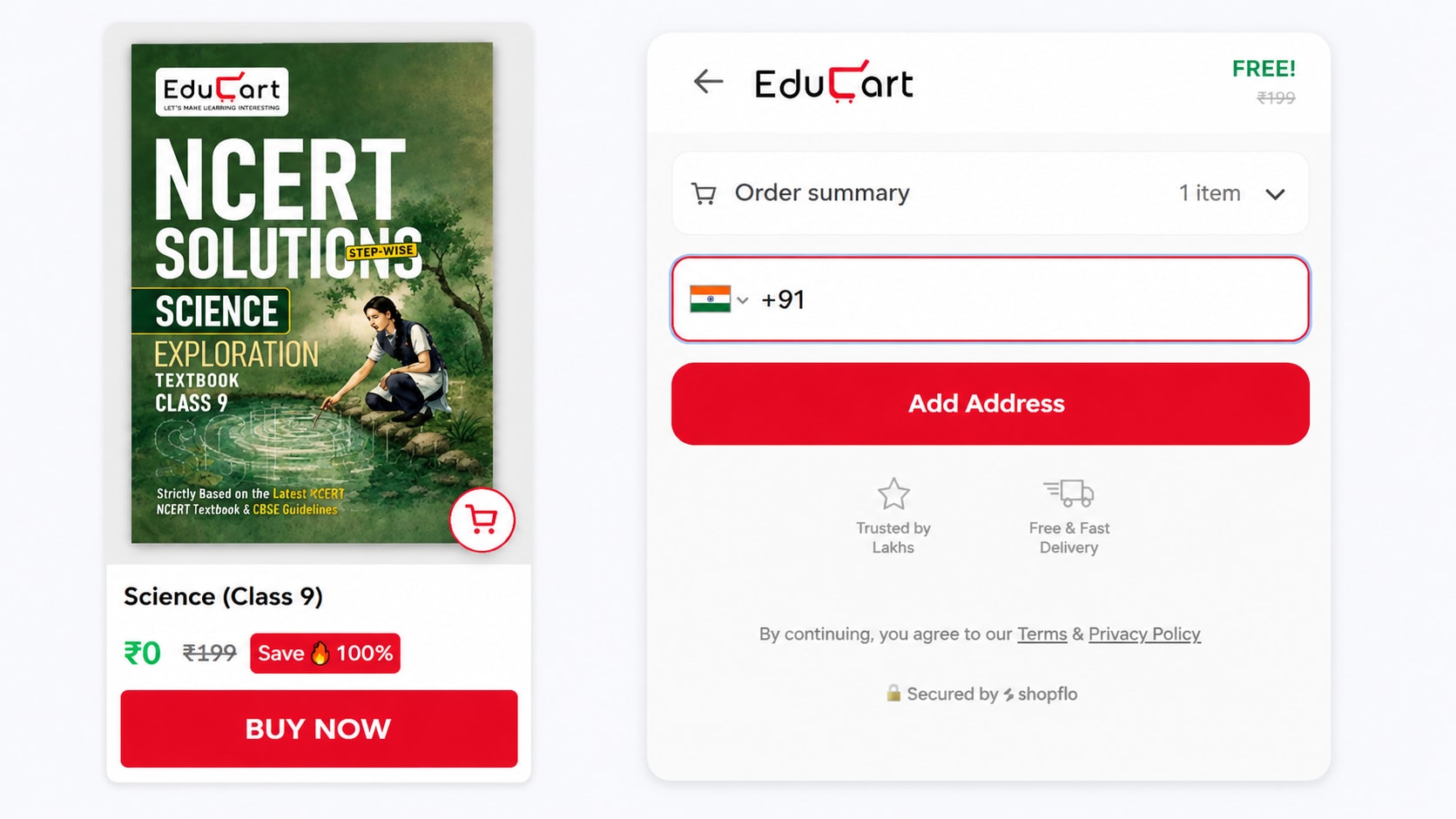 How to Claim the Educart Class 9 NCERT Solution Book?
