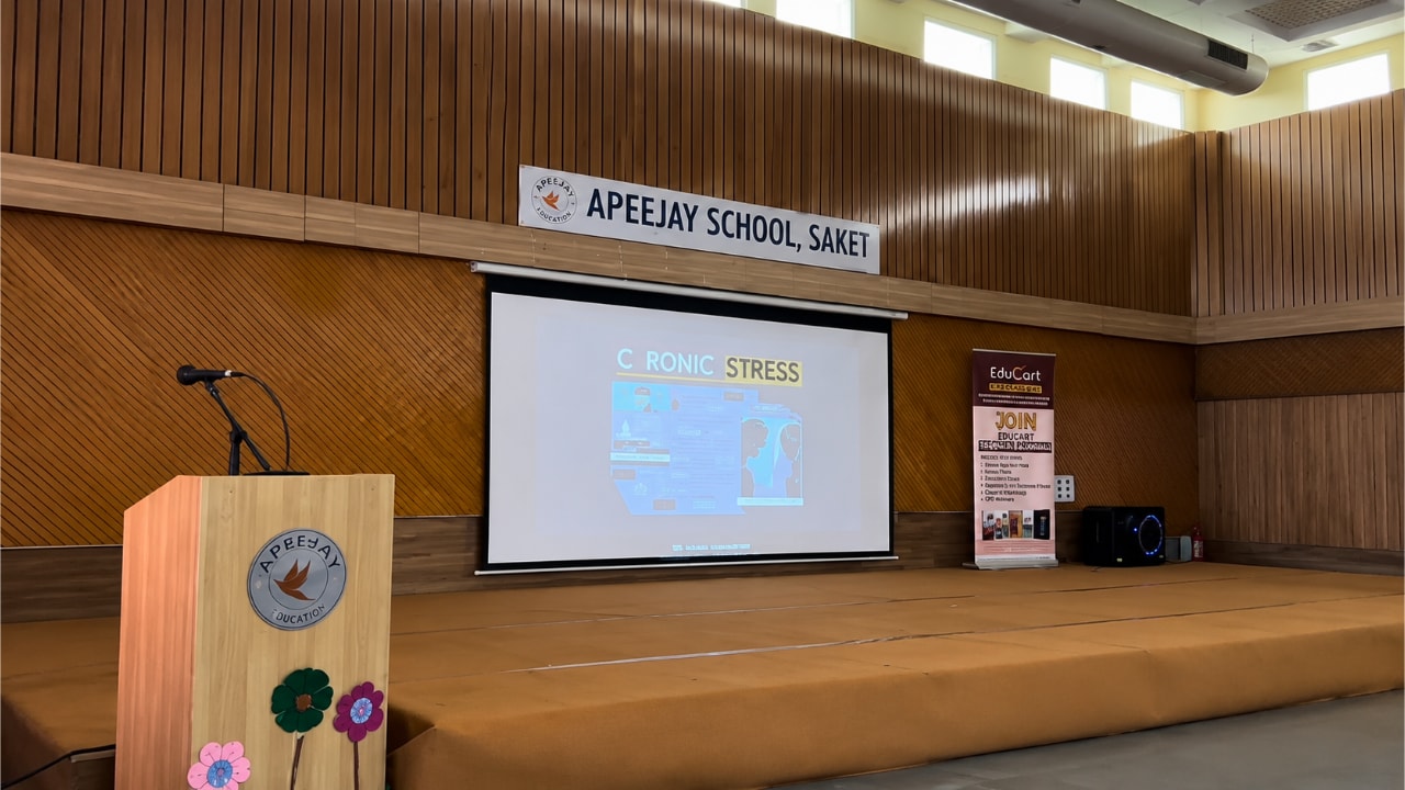 Teacher Wellness Workshop at Apeejay School by Educart