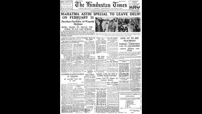 HT This Day: February 7, 1948 -- Gandhiji against search of visitors HT This Day: February 7, 1948 -- Gandhiji against search of visitors