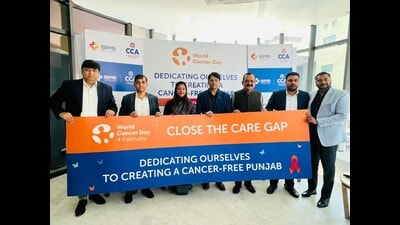 Cancer Centers of America (CCA) Ludhiana observed the World Cancer Day and launched free cancer screening programme for Punjab. (HT photo) Cancer Centers of America (CCA) Ludhiana observed the World Cancer Day and launched free cancer screening programme for Punjab. (HT photo)