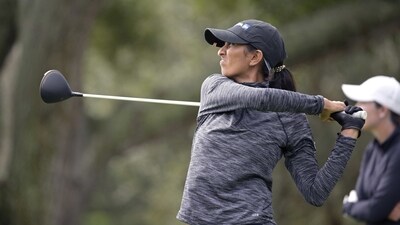 All parts of Aditi's game are on song as she starts a new season. (AP) All parts of Aditi's game are on song as she starts a new season. (AP)