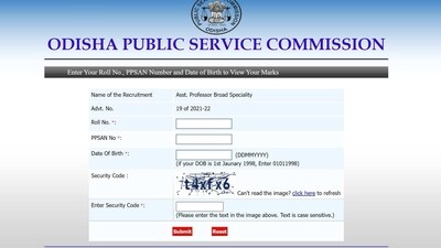 OPSC Asst Professor 2021 answer key released at opsc.gov.in,