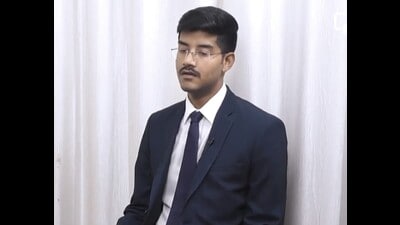 The topper Kamal Chaudhary scored 398.75 out of a total of 675 marks (600 mains examination + 75 interview). Chaudhary got 359.5 marks in the mains and 39.25 in the interview, according to the HPSC. (HT Photo) The topper Kamal Chaudhary scored 398.75 out of a total of 675 marks (600 mains examination + 75 interview). Chaudhary got 359.5 marks in the mains and 39.25 in the interview, according to the HPSC. (HT Photo)