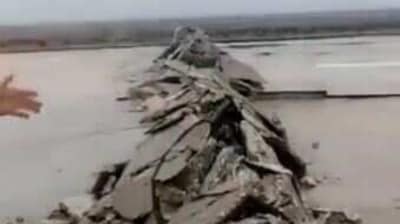 Turkey's Hatay airport split in two after powerful earthquake (Twitter/@BNODesk)