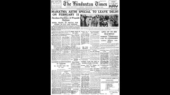 HT This Day: February 7, 1948 -- Gandhiji against search of visitors