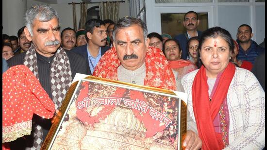 Himachal chief minister (CM) Sukhvinder Singh Sukhu on Monday said the state government would promote religious tourism in the state and develop Kangra as the tourism capital of Himachal. (HT File)