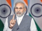 PM Modi appreciated an artist’s creative Kannada language chart. PM Modi appreciated an artist’s creative Kannada language chart.