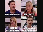 Rose Day 2023: A meme shared by a Twitter user showing how single people may feel.