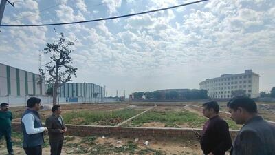 DTCP team surveys illegal colonies in Farrukhnagar