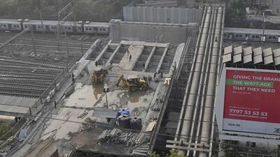 An official from BMC said, “The railways have to handover the bridge to us after demolition. Currently, WR has suggested changes in the final drawings once again; which means we cannot make our final purchases till the drawings are approved.” (HT PHOTO) An official from BMC said, “The railways have to handover the bridge to us after demolition. Currently, WR has suggested changes in the final drawings once again; which means we cannot make our final purchases till the drawings are approved.” (HT PHOTO)