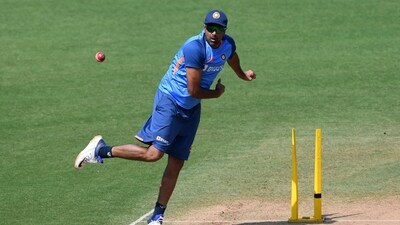 India's Ravichandran Ashwin bowls during a practice session at the Vidarbha Cricket Association (VCA) Stadium in Nagpur (AFP) India's Ravichandran Ashwin bowls during a practice session at the Vidarbha Cricket Association (VCA) Stadium in Nagpur (AFP)