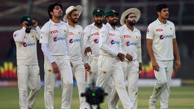 Pakistan's cricketers walk back after the end of day's play last year (Getty) Pakistan's cricketers walk back after the end of day's play last year (Getty)