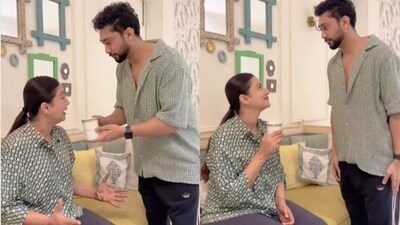 Gauahar Khan, in a new video, screamed as she had pregnancy cravings. Gauahar Khan, in a new video, screamed as she had pregnancy cravings.