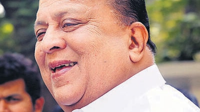Mumbai, India - January 11, 2023: Senior NCP leader and former Minister of State Hasan Mushrif at Y.B. Chavan Centre, Nariman Point, in Mumbai, India, on Wednesday, January 11, 2023. (Photo by Bhushan Koyande/HT Photo) (HT PHOTO)
