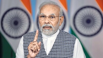 PM Modi appreciated an artist’s creative Kannada language chart. (MINT_PRINT)