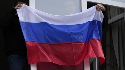 A Russian flag. (AP) A Russian flag. (AP)