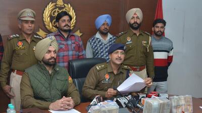 Sandeep Kumar Garg, senior superintendent of police (SSP), Mohali, said the interstate gang of auto lifters was operational in Mohali for the past eight months and was also active in Haryana, Delhi and Uttar Pradesh. (HT Photo) Sandeep Kumar Garg, senior superintendent of police (SSP), Mohali, said the interstate gang of auto lifters was operational in Mohali for the past eight months and was also active in Haryana, Delhi and Uttar Pradesh. (HT Photo)