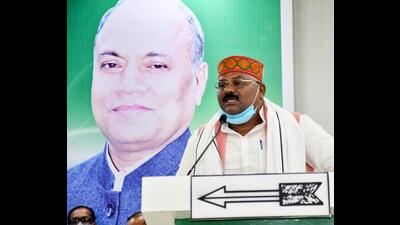 State JD-U president Umesh Kushwaha. (HT Photo)