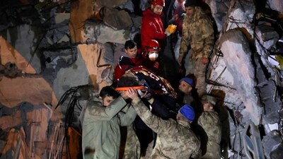Turkey-Syria Earthquake: People rescued under the rubble of collapsed hospital in Iskenderun, Turkey. (Reuters)