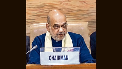 Union Home Minister Amit Shah chairs a meeting of Parliamentary Consultative Committee for Ministry of Home Affairs on 'Left Wing Extremism'. (PTI) Union Home Minister Amit Shah chairs a meeting of Parliamentary Consultative Committee for Ministry of Home Affairs on 'Left Wing Extremism'. (PTI)