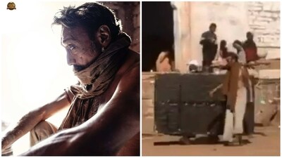 Jackie Shroff spotted on sets of Jailor in Jaisalmer. Jackie Shroff spotted on sets of Jailor in Jaisalmer.