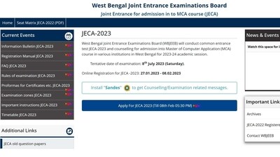 WBJEE JECA 2023: Registration process to end tomorrow WBJEE JECA 2023: Registration process to end tomorrow