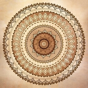 It is one of the artistic genres whose popularity is steadily growing. Mandana paintings are a form of ornamental tribal art. (Pinterest) It is one of the artistic genres whose popularity is steadily growing. Mandana paintings are a form of ornamental tribal art. (Pinterest)