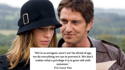 Dialogue from the film P.S I Love You