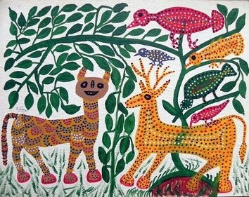 Bhil art reflects the rich cultural heritage of the Bhil tribe and is an important part of their identity. (pinterest) Bhil art reflects the rich cultural heritage of the Bhil tribe and is an important part of their identity. (pinterest)