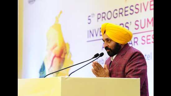 Mann said Punjabis are born to be “number one” as they have traits of hard work and dedication in their blood. (HT Photo)