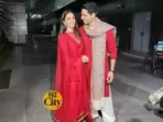 Kiara Advani and Sidharth Malhotra wore red outfits as they arrived in Delhi. Kiara Advani and Sidharth Malhotra wore red outfits as they arrived in Delhi.