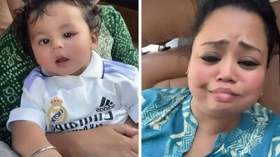 Bharti Singh travels with son Laksh in new video. Bharti Singh travels with son Laksh in new video.