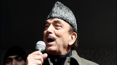 Democratic Azad Party (DAP) chairperson Ghulam Nabi Azad on Wednesday cautioned the Jammu and Kashmir administration against its ongoing anti-encroachment drive, saying the ‘hartal and stone-pelting’ culture is likely to return if homes and small shops are demolished. (ANI File Photo)
