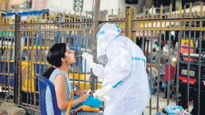 Doctors in Bengaluru are noticing a spurt in cold and flu cases over the last two months, with symptoms lasting longer than usual. (PTI) Doctors in Bengaluru are noticing a spurt in cold and flu cases over the last two months, with symptoms lasting longer than usual. (PTI)