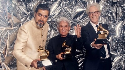 Ricky Kej (left) is a popular music composer from Bengaluru. Ricky Kej (left) is a popular music composer from Bengaluru.