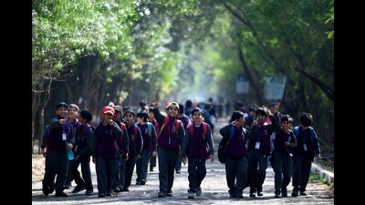 A police officer records evidence near the spot where Reena Devi was hit by a car, in Sector 38A in Noida on Wednesday. (Sunil Ghosh/HT Photo) A police officer records evidence near the spot where Reena Devi was hit by a car, in Sector 38A in Noida on Wednesday. (Sunil Ghosh/HT Photo)