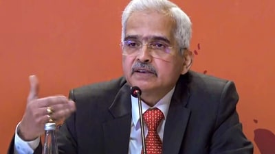 RBI Governor Shaktikanta Das speaks. (PTI) RBI Governor Shaktikanta Das speaks. (PTI)