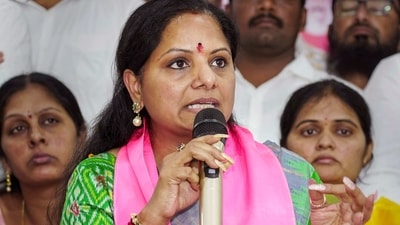 Butchibabu Gorantla has worked as the personal auditor of many incuding Kavitha. (PTI) Butchibabu Gorantla has worked as the personal auditor of many incuding Kavitha. (PTI)