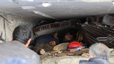 Turkey now has around 60,000 aid personnel in the quake-hit zone, but with the devastation so widespread many are still waiting for help.&nbsp; (REUTERS)