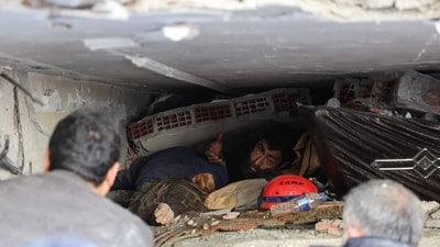 Turkey now has around 60,000 aid personnel in the quake-hit zone, but with the devastation so widespread many are still waiting for help.&nbsp; (REUTERS)