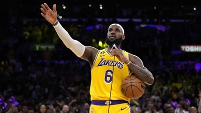 Los Angeles Lakers forward LeBron James (AP)