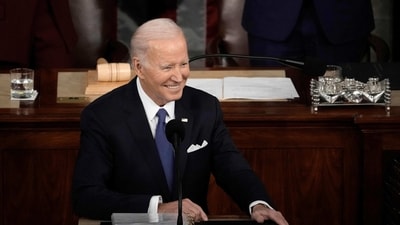 State of the Union Address 2023: US President Joe Biden delivers his State of the Union address. (AFP) State of the Union Address 2023: US President Joe Biden delivers his State of the Union address. (AFP)