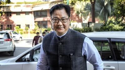 Union minister Kiren Rijiju. (PTI) Union minister Kiren Rijiju. (PTI)