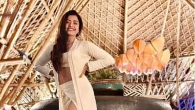 Rashmika Mandanna, in a white co-ord set, shares a note on 'happiness and peace' (Instagram/@rashmika_mandanna) Rashmika Mandanna, in a white co-ord set, shares a note on 'happiness and peace' (Instagram/@rashmika_mandanna)