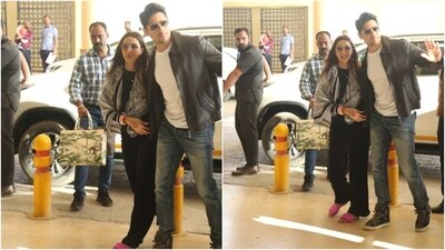 Just married: Sidharth Malhotra, Kiara Advani twin in casuals (HT Photos/Varinder Chawla) Just married: Sidharth Malhotra, Kiara Advani twin in casuals (HT Photos/Varinder Chawla)