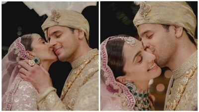 The most adorable couple of B-Town Kiara Advani and Sidharth Malhotra, who have kept their relationship a secret for the longest time, finally exchanged vows in an intimate wedding ceremony at the luxurious Suryagarh Palace Jaisalmer in Rajasthan on February 7. (Instagram) The most adorable couple of B-Town Kiara Advani and Sidharth Malhotra, who have kept their relationship a secret for the longest time, finally exchanged vows in an intimate wedding ceremony at the luxurious Suryagarh Palace Jaisalmer in Rajasthan on February 7. (Instagram)