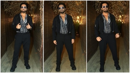 Ayushmann Khurrana;s glam look in a stunning jacket and printed shirt is a must have for this Valentine's day. (HT Photo/Varinder Chawla) Ayushmann Khurrana;s glam look in a stunning jacket and printed shirt is a must have for this Valentine's day. (HT Photo/Varinder Chawla)