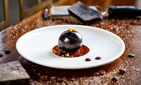 Chocolate and almond rum ball (Chef Manish Malhotra)